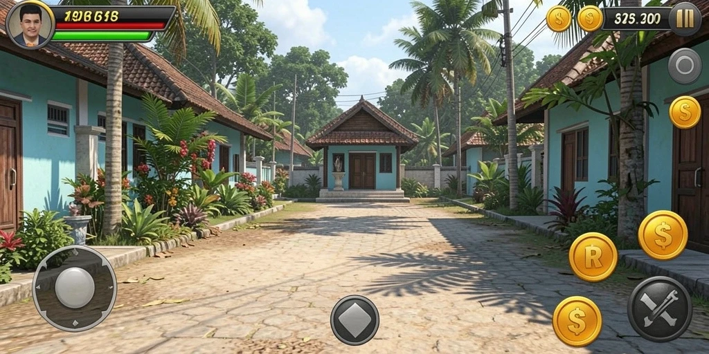 Tangkapan layar menampilkan menu karakter dan kemampuan unik.