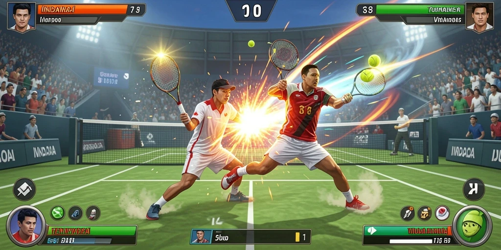 Momen seru saat mengalahkan boss level.