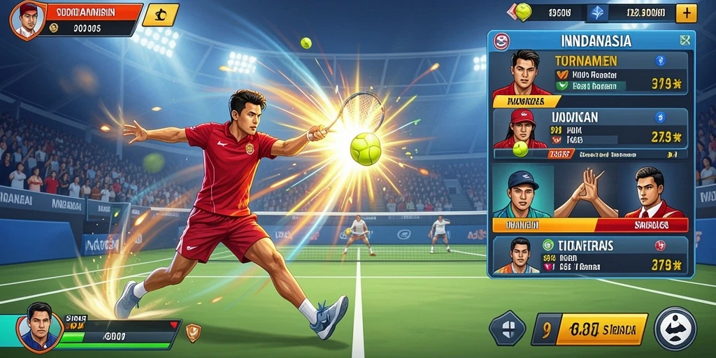 Kompetisi seru dengan teman-teman dalam game.