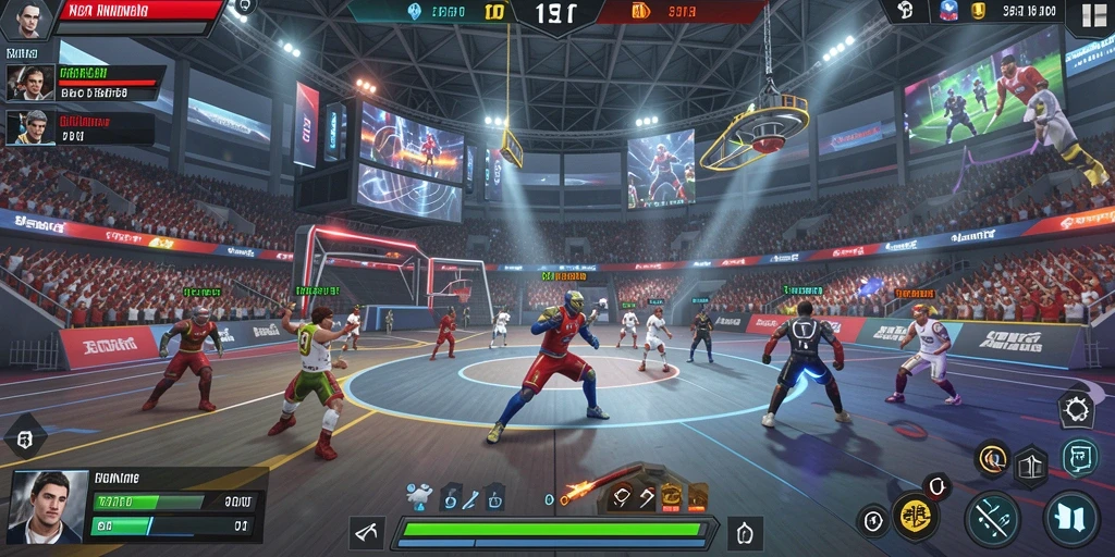 Menunjukkan fitur multiplayer yang mengasyikkan.