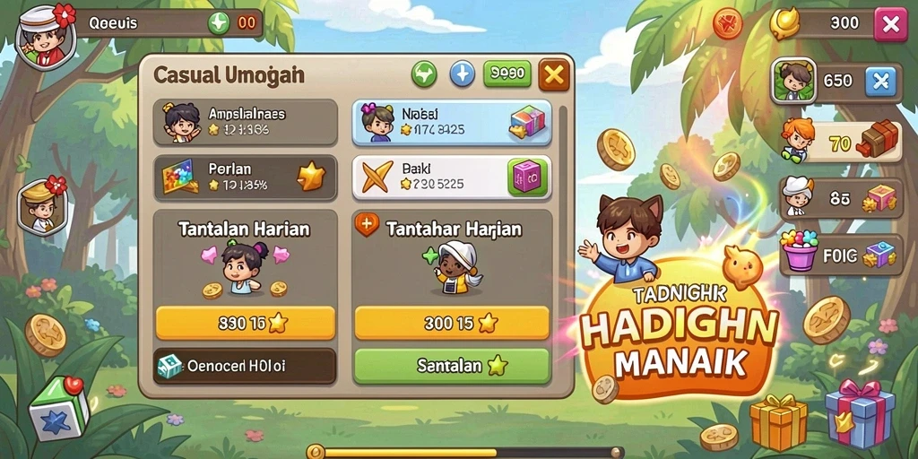 Komunitas aktif yang mendukung interaksi pemain.